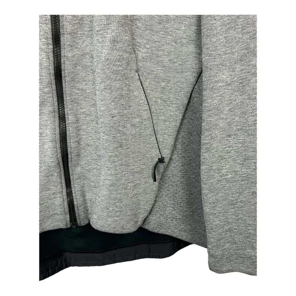 Nike gray zip